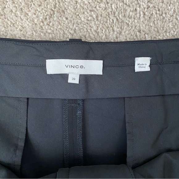 Vince Soft Tailored Pants Black 20 - Picture 5 of 9